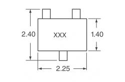 China HSMS-286C-TR1G Rectifier Diode Surface Mount Microwave Schottky Detector Diodes supplier