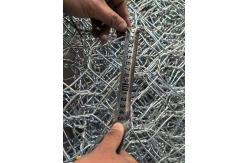 China Galvanized Steel Gabion Wire Mesh White / Black supplier