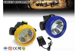 China 2.2Ah Rechargeable LED Headlamp 3500 Lux Brightness Shock - Resistant supplier
