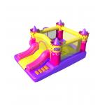 Commercial Inflatable Bouncer Yellow Pink Purple Color for sale