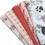 Premium Double Sided Gift Luxury Red Orange Printed Logo Tissue Paper For Packaging for sale