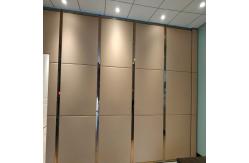 China Operable Folding Door Shopping Mall Wheel Movable Partition System supplier