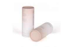 China Cylindrical Paper Tube Packaging Flexible FDA Eco-friendly Embossing Logo Lid supplier