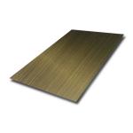 304 316 Brushed Bronze Antique Stainless Steel Sheet Wall Decoration 2mm Thickness for sale