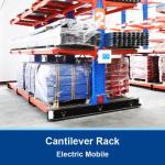 Electric Mobile Cantilever Rack System Warehouse Storage Racking Heavy Duty Warehouse Cantilever Rack for sale