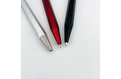 China Classic Design Retractable Ball Pen Hexagonal Barrel Aluminum Press Ballpoint Pen supplier
