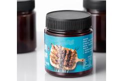 China 4 Oz Amber PET Plastic Jars BPA Free With Pressure Sensitive Gasket supplier