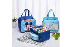 China Cartoon Kids Lunch Cooler Bag Canvas Waterproof Lovely Thermal Insulated supplier