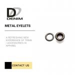 Durability & Being crack-proof  Brass Metal Eyelets for Garment Fabric Metallic Rings Color DTM for sale