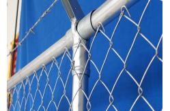 China Galvanized Pvc Coating Decorative 4.8mm Chain Link Garden Fence supplier