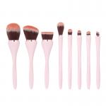Compact Plastic Handle UV coating Mini Makeup Brush Set 14.5mm for sale