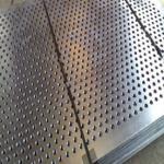 0.8mm GI Perforated Sheet Hot Dipped Mesh Round / Square / Diamond Hole Shape for sale