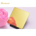0.8mm Thickness Coloured Stainless Steel Sheet Golden Blue Purple Green 8k Mirror for sale