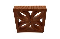 China Red Brick Breeze Blocks Concrete Screen Wall Sun Wall Hollow Brick Wall Design supplier