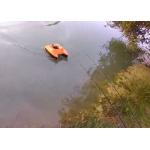 DEVC-302 Orange bait boat fish finder , catamaran bait boat style rc model for sale