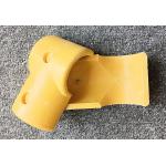 FRP Fence Pipe Connector Elbow Base Three Way Yellow SMC Fittings