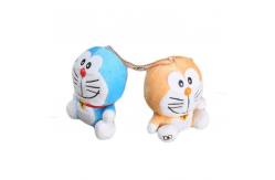 China Safe Odorless Dingdang Cat Plush Keychain Pp Cotton Stuffed Cat Keychain supplier