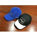 Customize ACE 6panel structured blue embroidery and rubber patch baseball caps hats for sale
