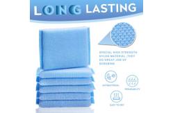China Nylon Blue Scrubbing Pads Long Lasting And Reusable supplier