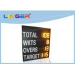 Large Outdoor Cricket Digital Scoreboard , 7 Segments Cricket Electronic Scoreboard for sale
