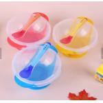 FDA Approved Silicone Mold Tools BPA / Latex Free Baby Feeding Bowl With Spoon
