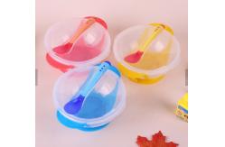 China FDA Approved Silicone Mold Tools BPA / Latex Free Baby Feeding Bowl With Spoon supplier