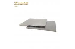 China Custom Tungsten Carbide Plate For Raw Wood / Brass Rod / Aluminum Section Bar supplier