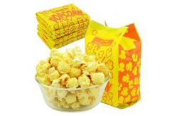 China Custom Logo Print Fold and Seal Popcorn Bags supplier