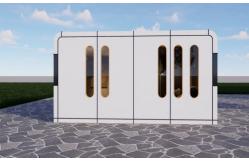 China Foldable Capsule Space Pod Homes Apple House SPC Flooring supplier