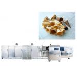 Stainless steel Automatic Sugar Cone Production Line , Ice Cream Cone Baking Machine 4000 Standard Cones / Hour for sale