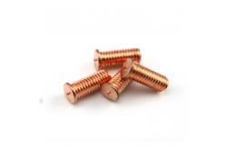 China M5-M64 Solid Spot Weld Screws And Fasteners Copper Flat Head Rivet Screw supplier