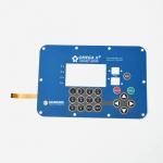 Push Button LED Membrane Switch Water Resistant Dust Proof With Window for sale