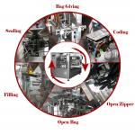 Counting Zip Lock Pouch Packing Machine For Laundry Pods