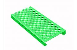China Drainage Channel Perforated O Hole Grip Strut Grating supplier