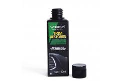 China Antiaging Aerosol Car Wax Spray Polish Black Plastic Trim Restorer 100ml supplier