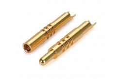 China Customized Brass Terminal Machined Pins For Connectors High Precision Lathe Processed supplier