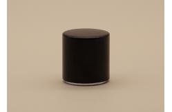 China Matte Black Perfume Bottle Lids Cylinder Shape Leak Proof High Reliability supplier