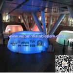 Indoor Exhibition Round Inflatable Lighting Tent  , Solar Power Tent