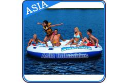 China Capacity 6 Persons Inflatable Island Floating Lounge Inflatable Water Lounge supplier