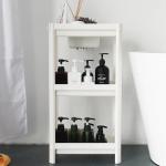 White Plastic Bathroom Corner Shelves 4 Layer Plastic Bathroom Corner Shelf for sale