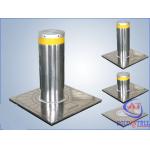 Custom Manual Hydraulic Security Bollards , Stainless Steel Automatic Road Blocker for sale
