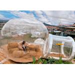 Hotel Inflatable Crystal Bubble House Tent With Airtight Tunnel for sale