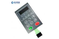China LED Tactile Membrane Switch Keypad , Black LCD Window Metal Dome Tactile Switch supplier