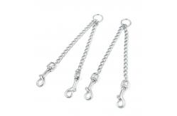 China Pet Dog Cat Chain Training Collar Choke Chain For Puppy Large Dogs supplier