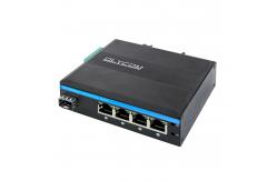 China Gigabit Ethernet 5 Port Industrial Grade Switch With SFP Fiber Port supplier