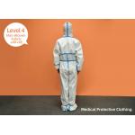 PE PP Non - Woven Fabric Protective Gowns Isolation Level 4 Disposable for sale