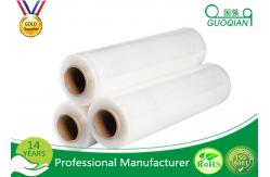 China Hand Stretch Film Packaging Jumbo Roll , Black / Clear Wrapping Film For Pallets supplier