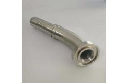 China Excavator Fittings Carbon Steel 3000 Psi 90 Degree SAE Fitting Flange for Hydraulic Hose supplier