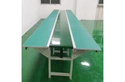China Flexible Rubber Belt Conveyor 2 Meter PVC Material Stainless Steel Conveyor supplier