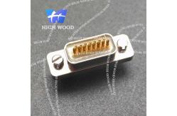 China Micro-D MWDM Solder Cup Metal Shell Connectors MWDM2L-15TSM supplier